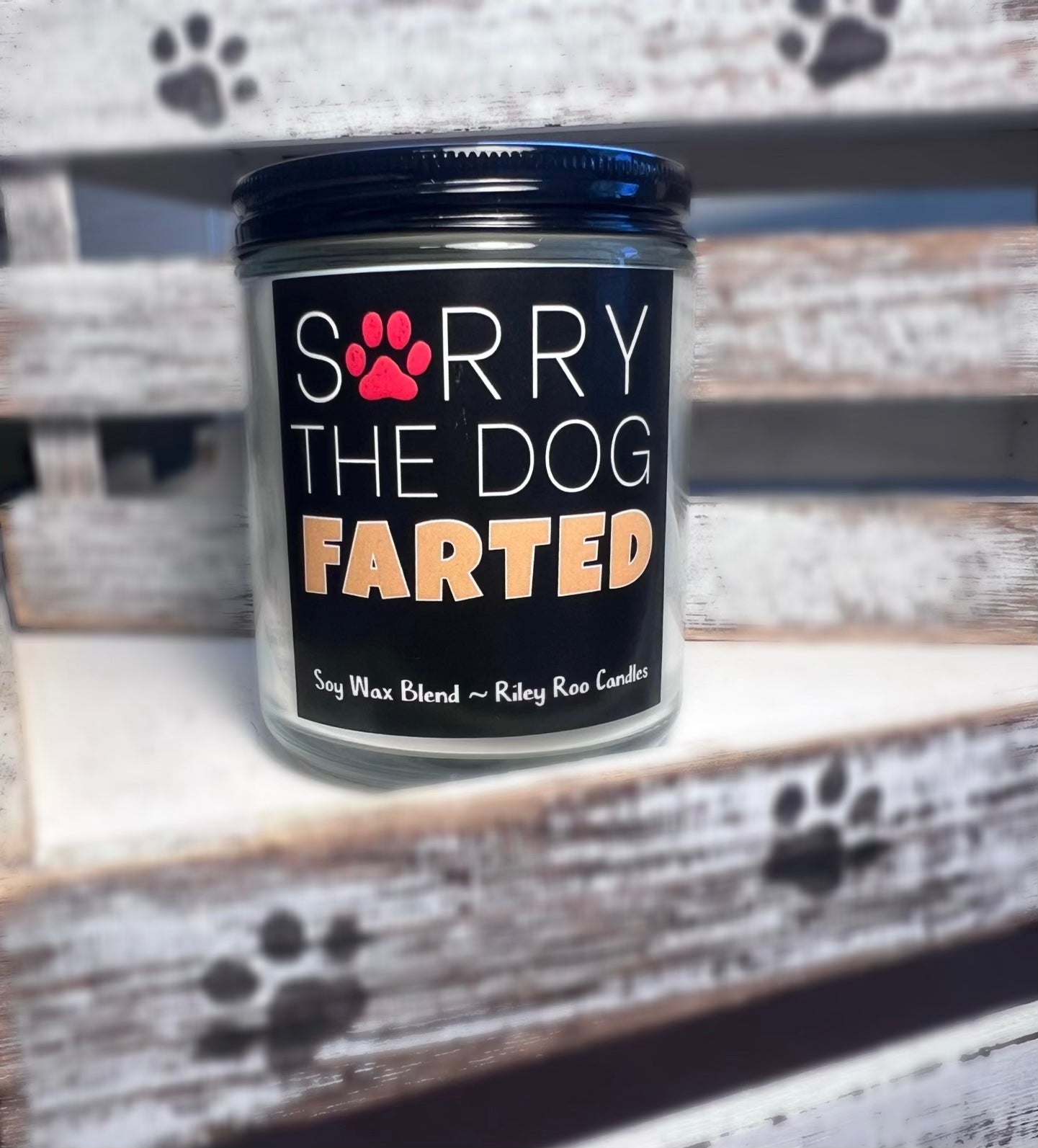 Dog themed soy candles - hand poured