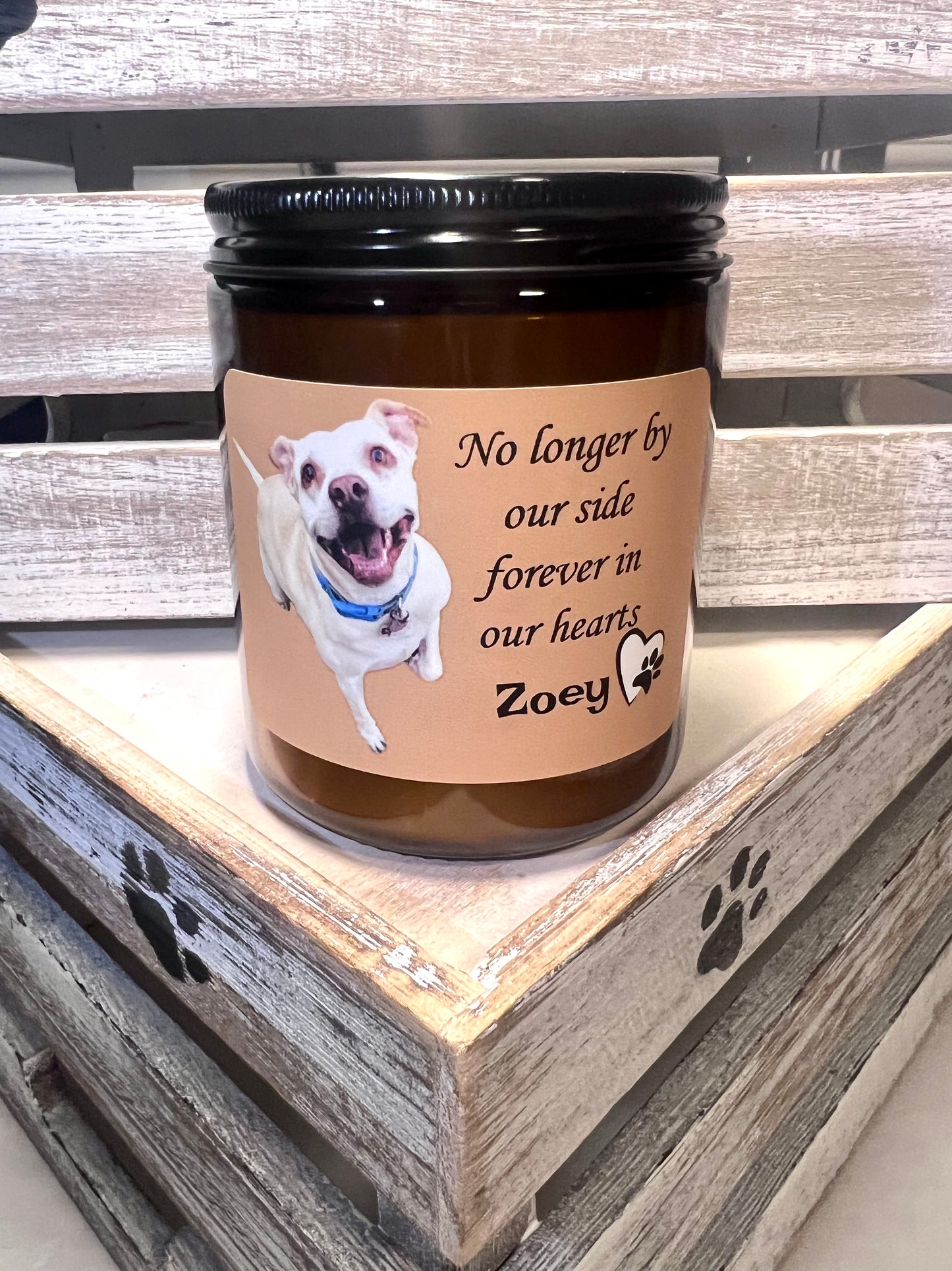 Pet themed soy candles - hand poured