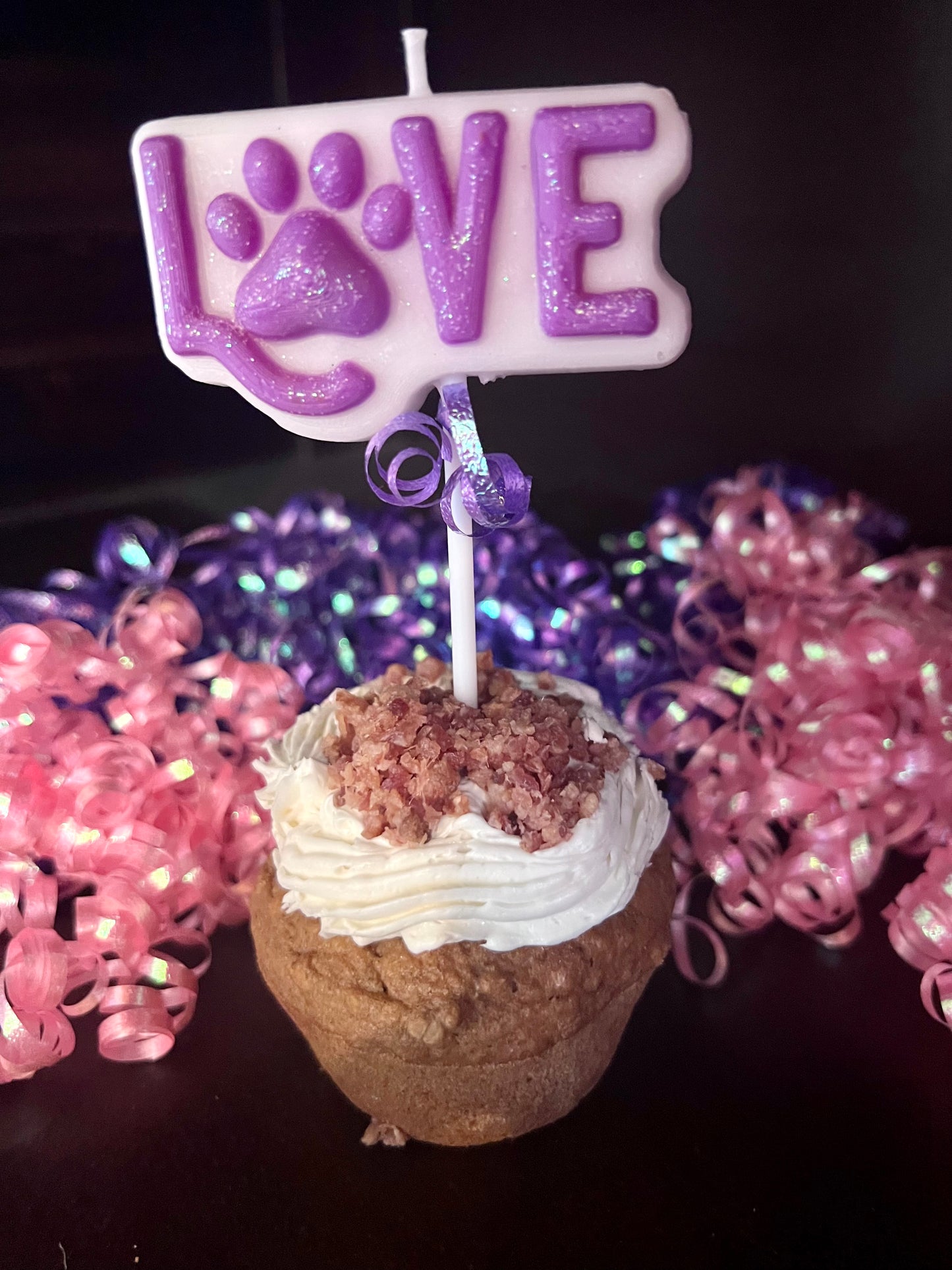 Dog celebration cake candle - Pet Themed Candle