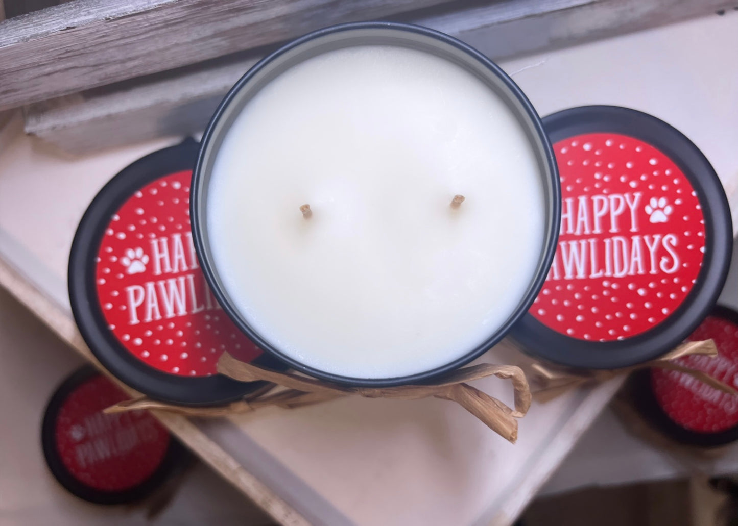 Soy Holiday Pet Themed Candle