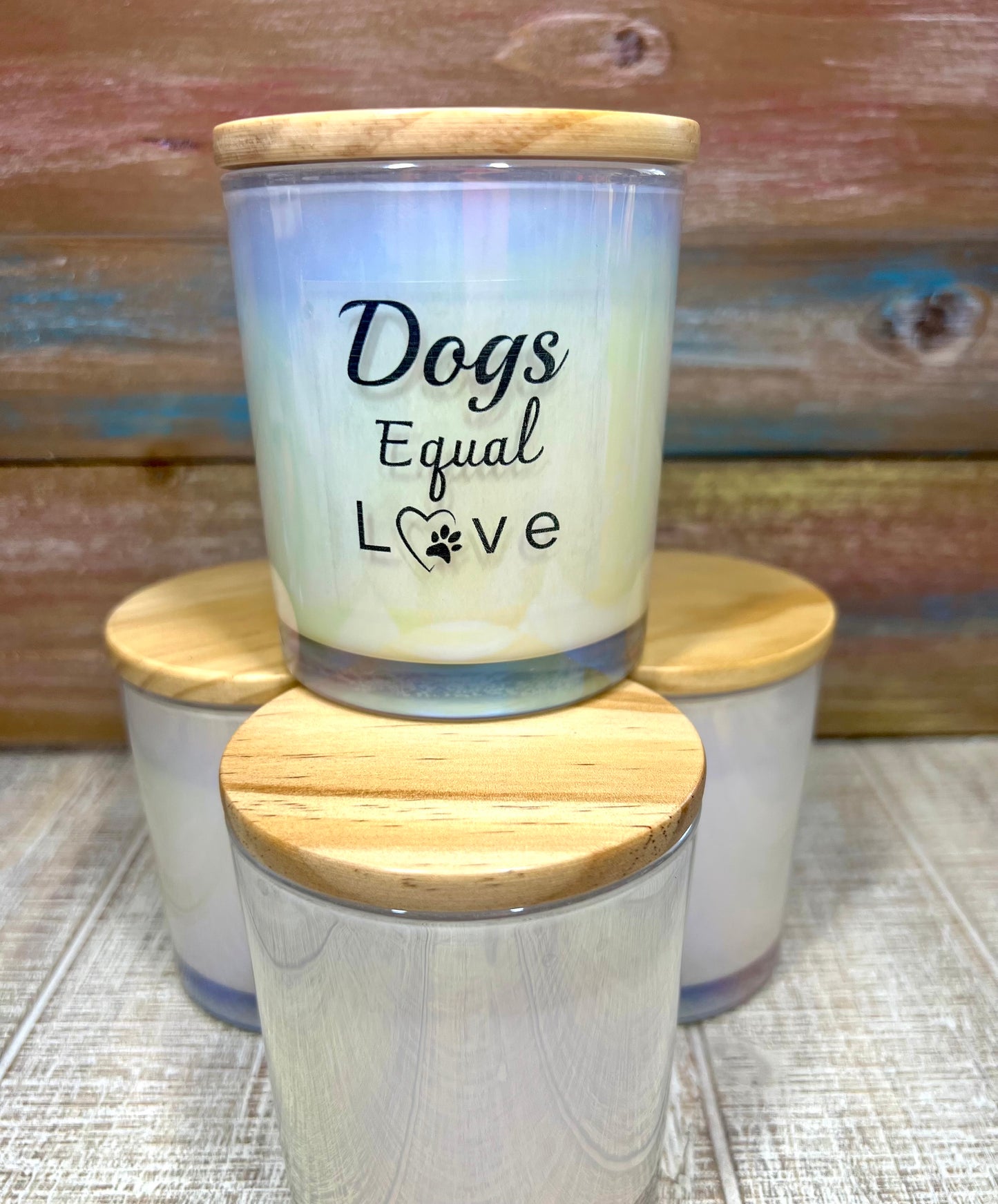 Dog themed candles - hand poured