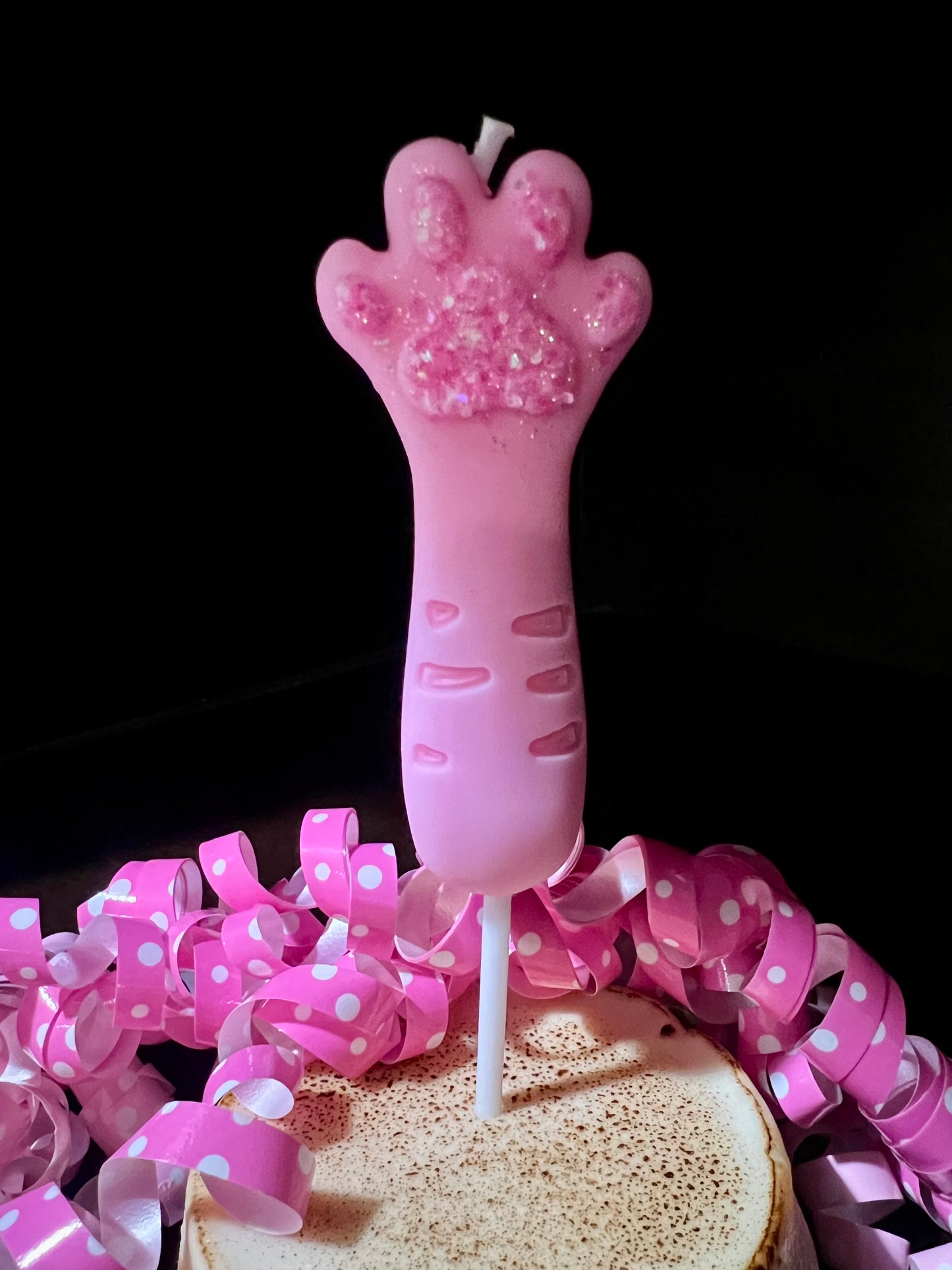 Candle birthday candle - Hand poured