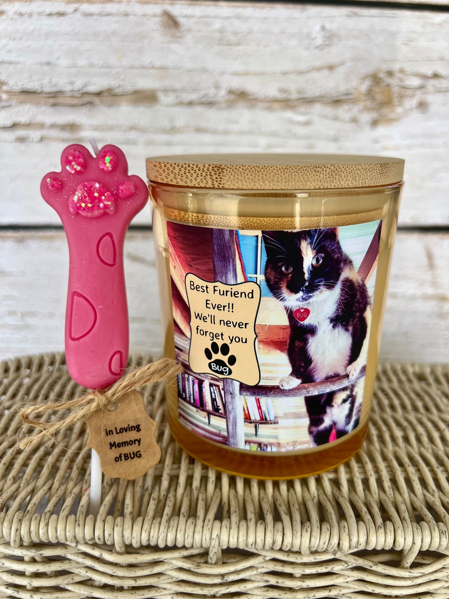 Pet themed soy candles - hand poured
