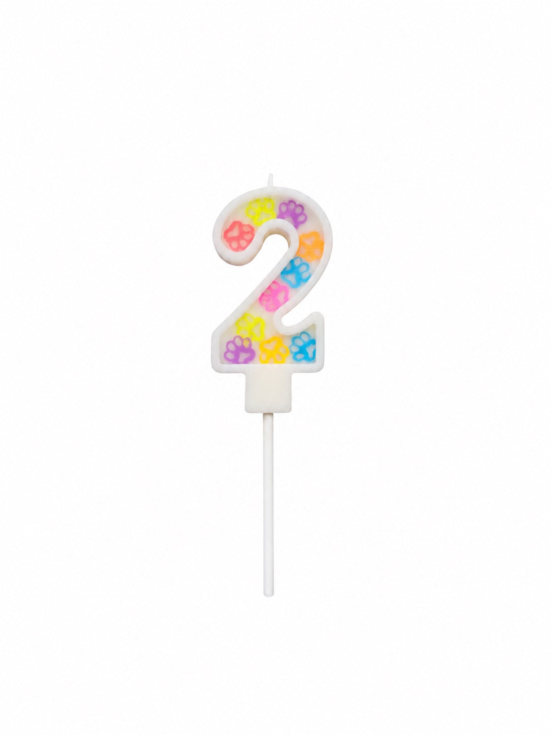 Dog Birthday Confetti Candle - Pet Themed Candles