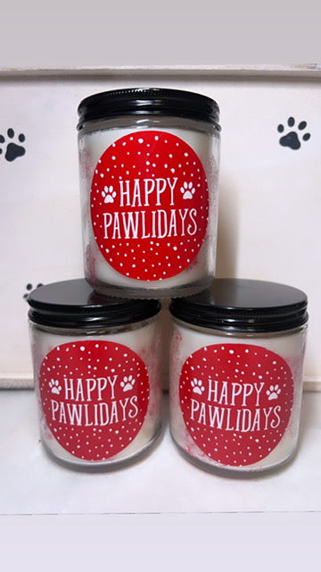 Pet themed soy candles, hand poured 