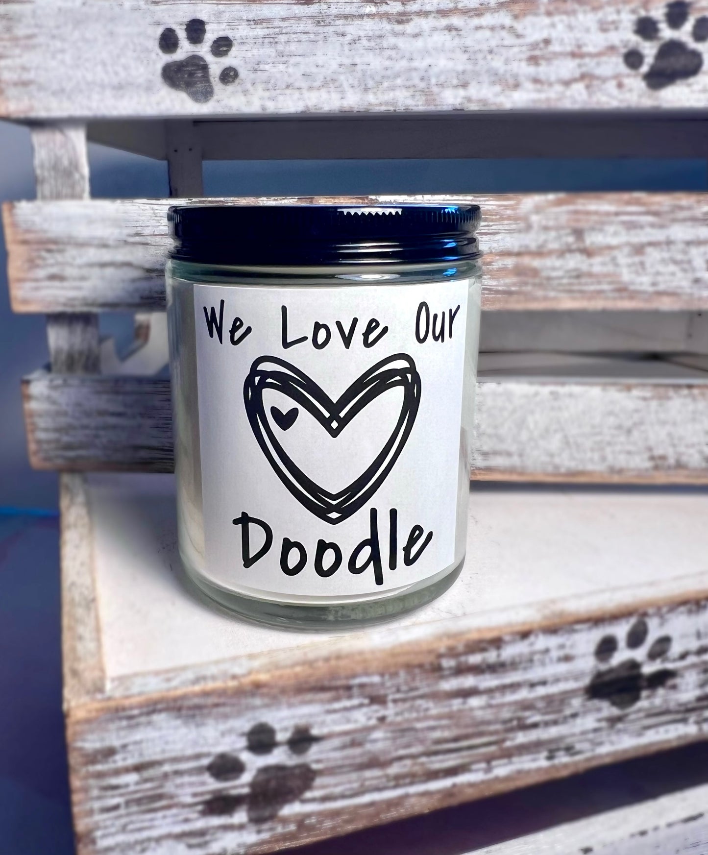 Dog themed soy candles - hand poured 