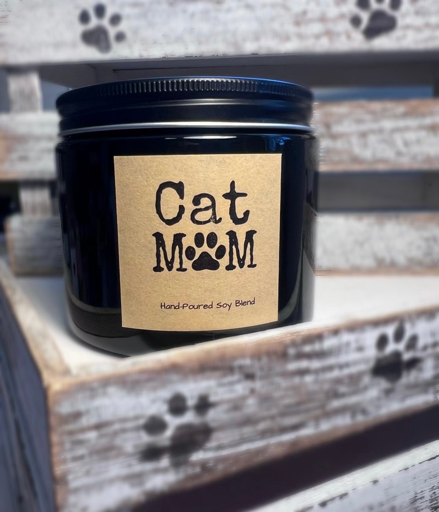 Cat Themed Soy Candles - hand poured