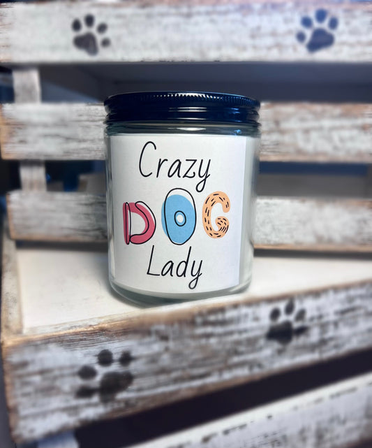 Dog  Themed Soy Candles - Hand Poured