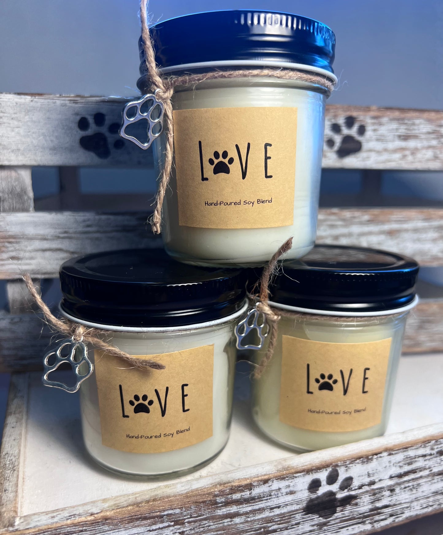 Pet themed Coconut Soy Candle 6oz - Pet Fundraiser