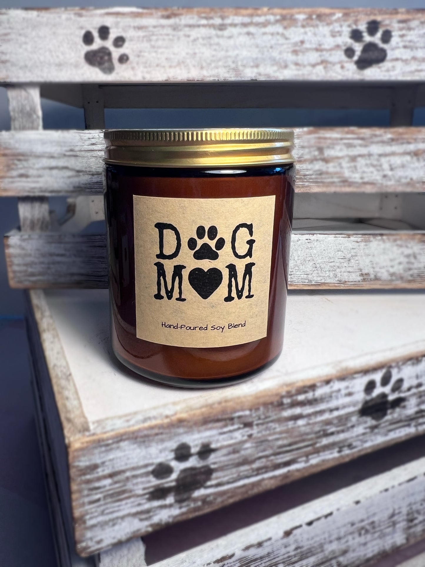 Dog Mom Candle - Dog Themed Soy Candle