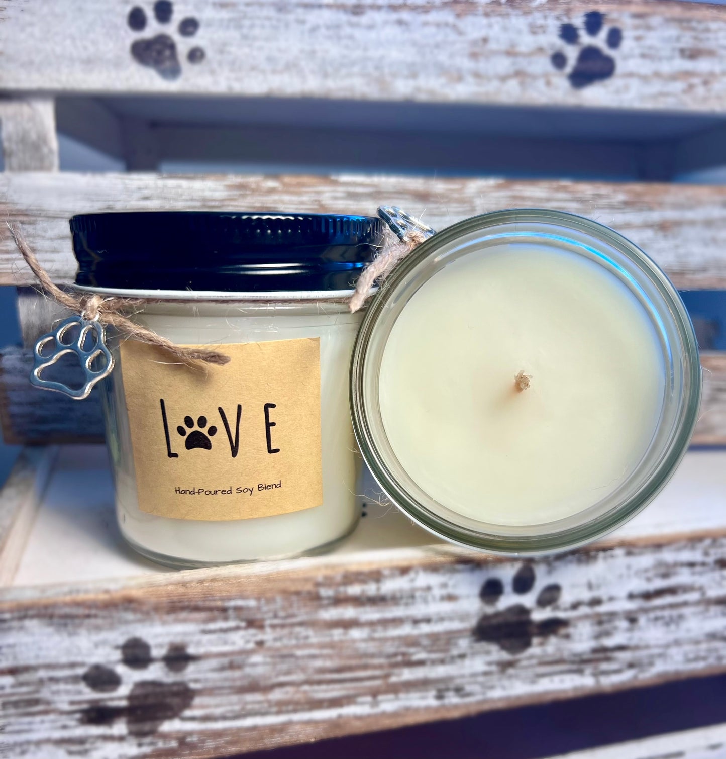 Pet themed Coconut Soy Candle 6oz - Pet Fundraiser