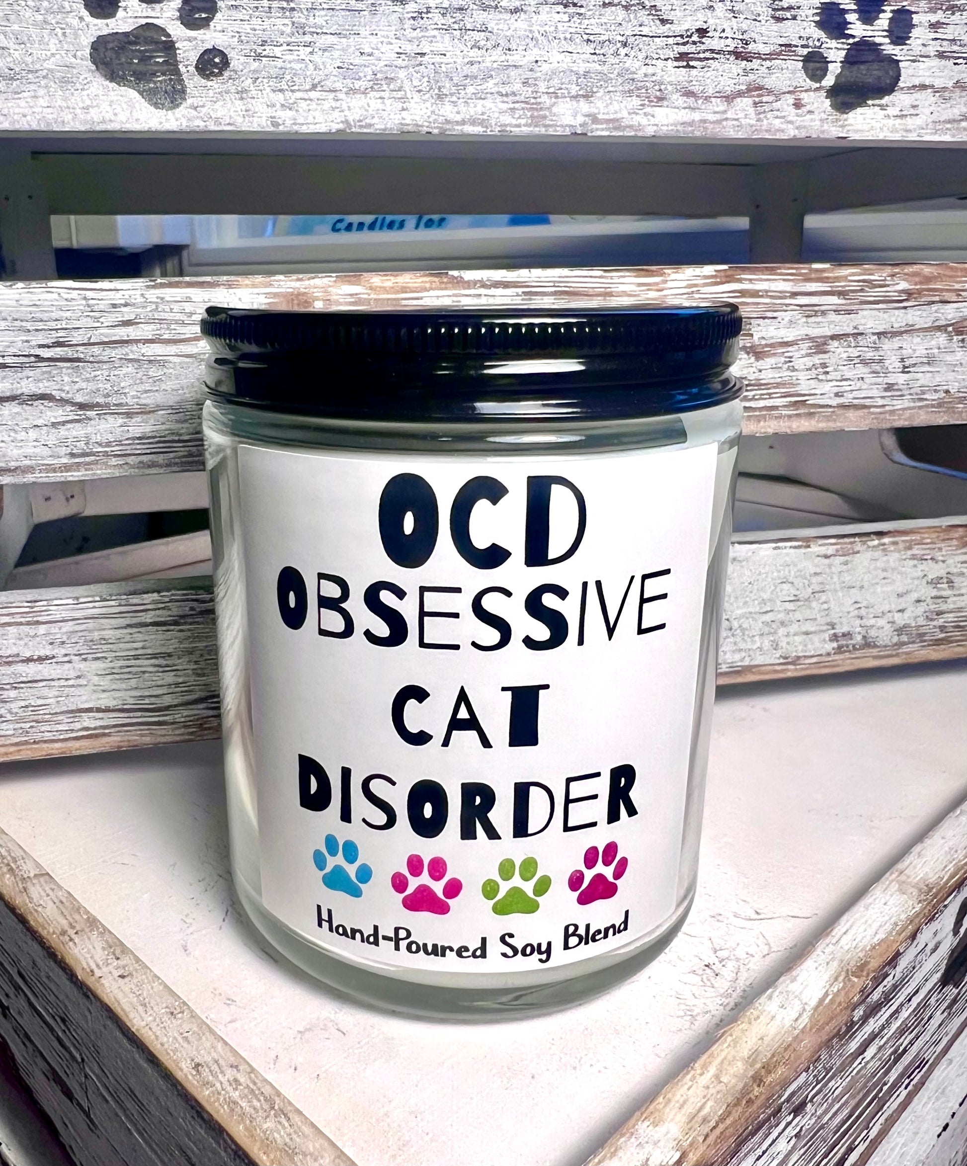 Pet themed Soy Candle - handpoured