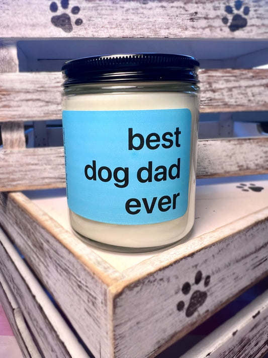 Dog Themed Soy Candles - Hand Poured