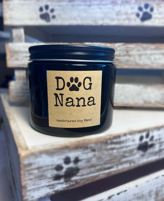 Dog Themed Soy Candles - hand poured 