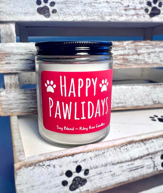 Coconut soy pet themed candle - hand poured