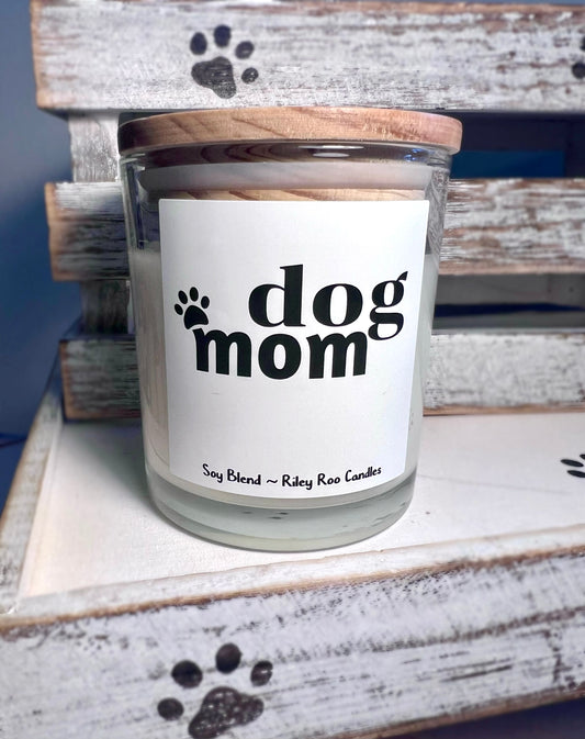 Dog themed Soy Candle - Hand poured