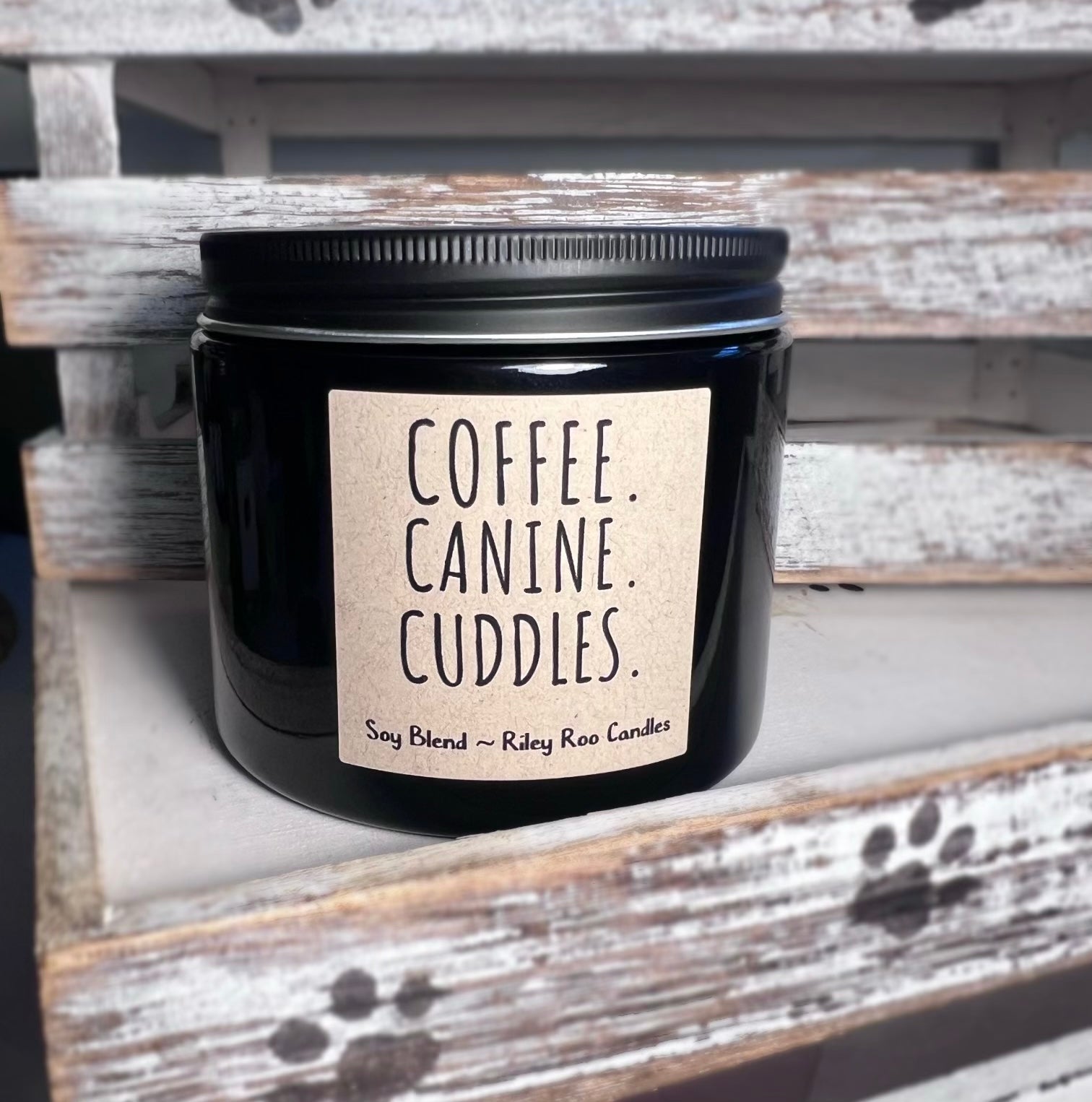 Dog themed soy candles - hand poured