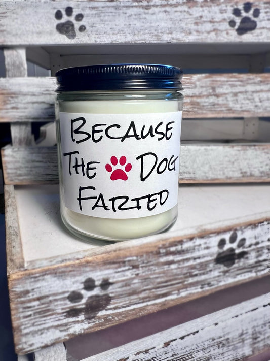 Dog Themed Soy Candles - Hand Poured