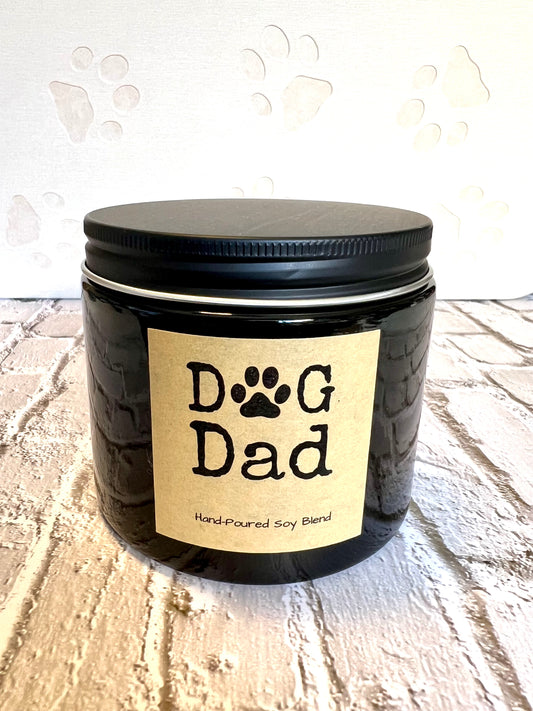 Dog Dad Candle - Dog Themed Soy Candle