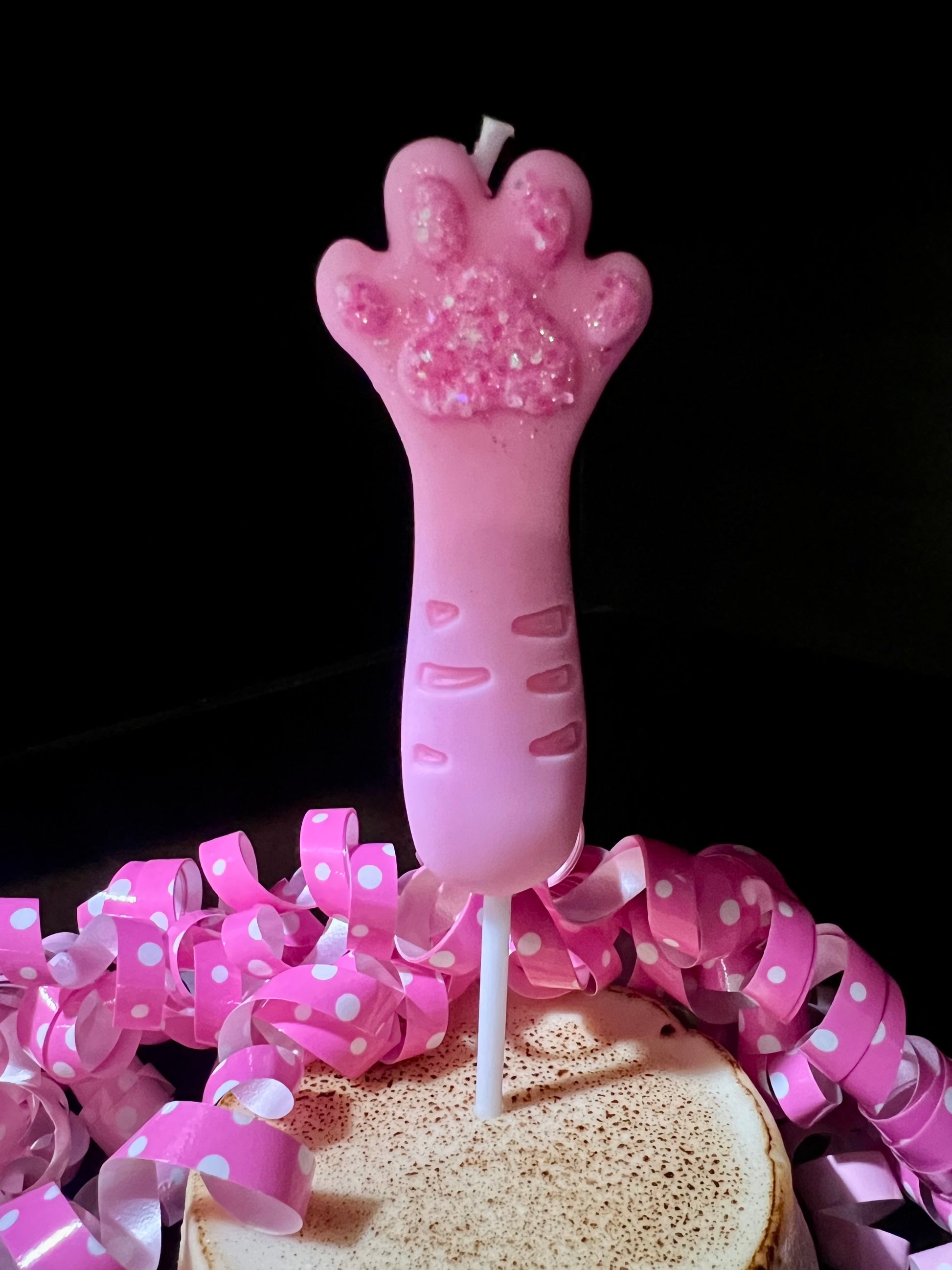 Candle birthday candle - Hand poured