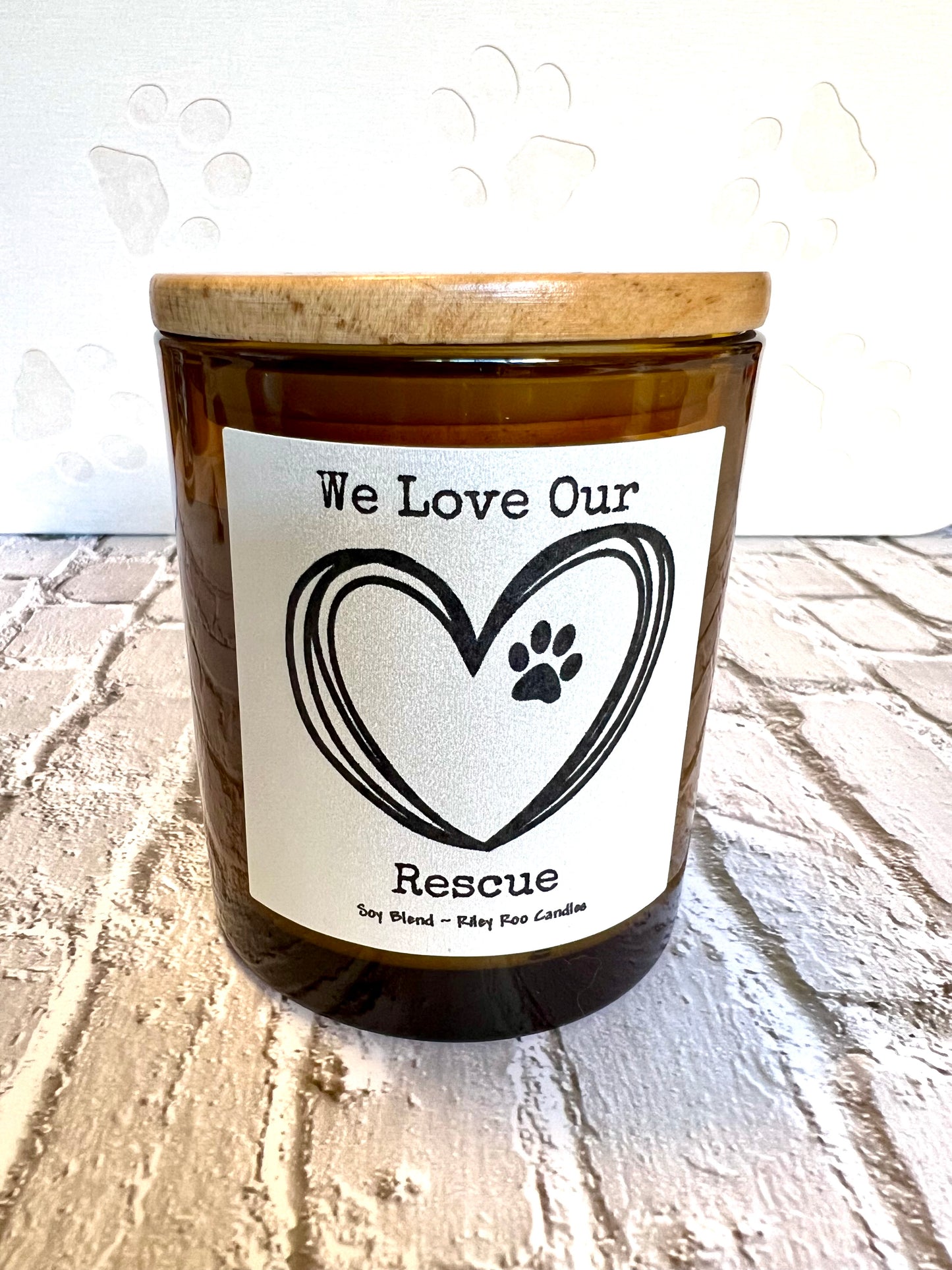 We love our Rescue  10oz Candle - Dog Themed Soy Candle