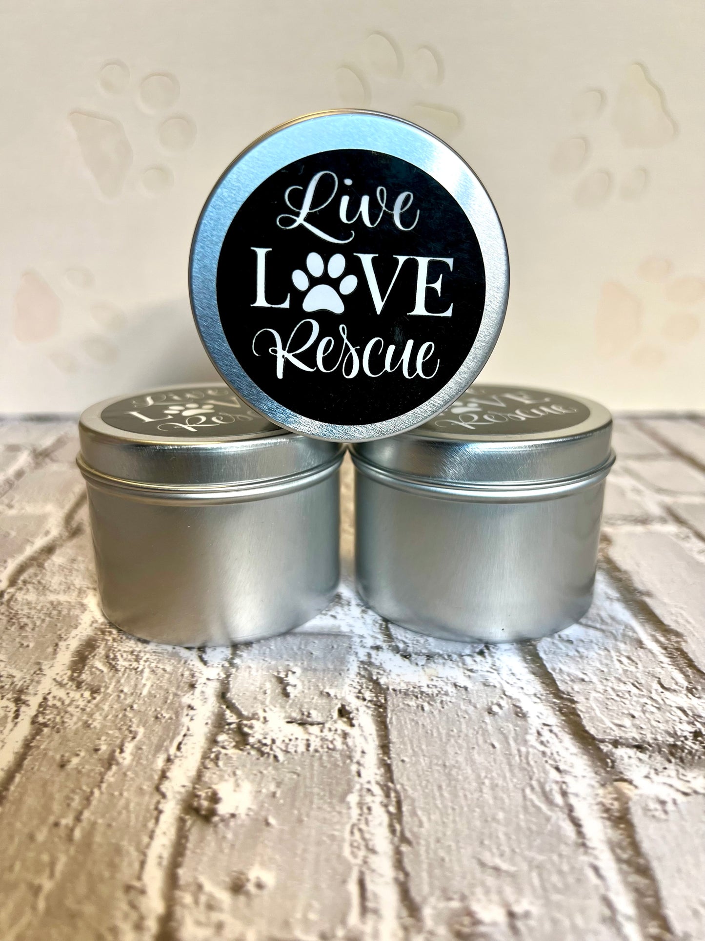 Pet themed coconut soy candle - hand poured