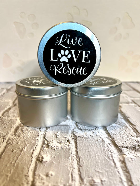 Pet themed coconut soy candle - hand poured
