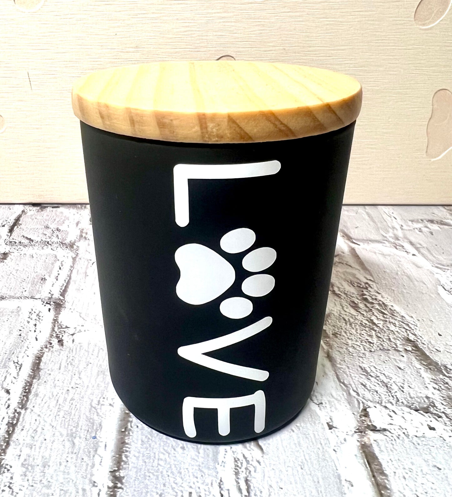 Pet Themed Coconut Soy Candle - hand poured