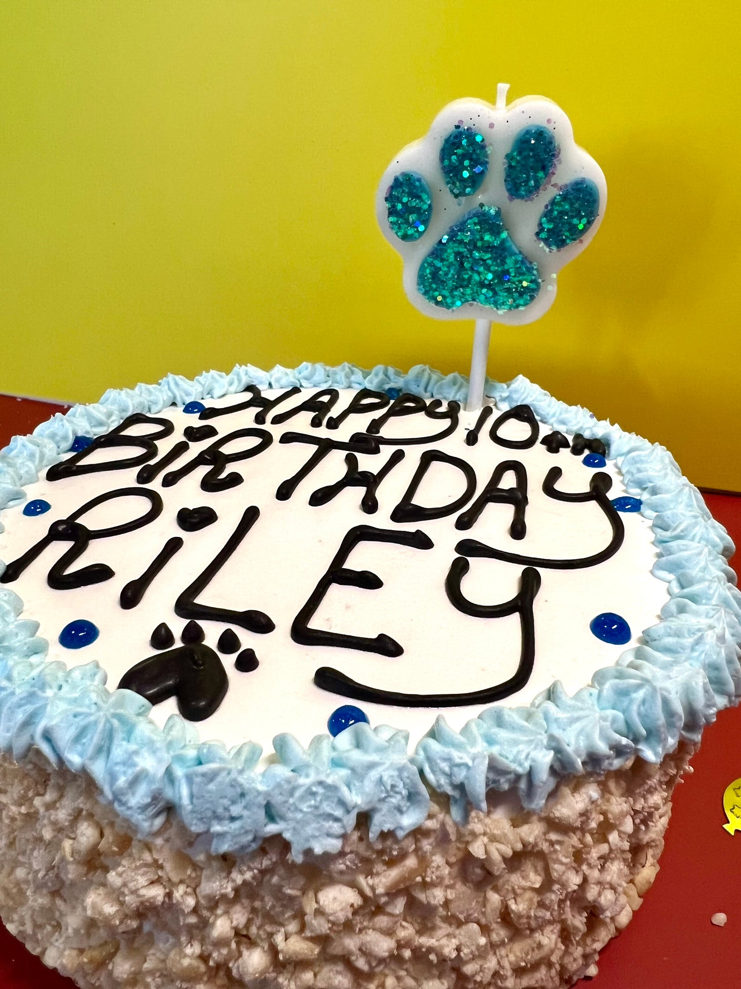 Dog Birthday Party Candle - Pet Themed Cake Candles