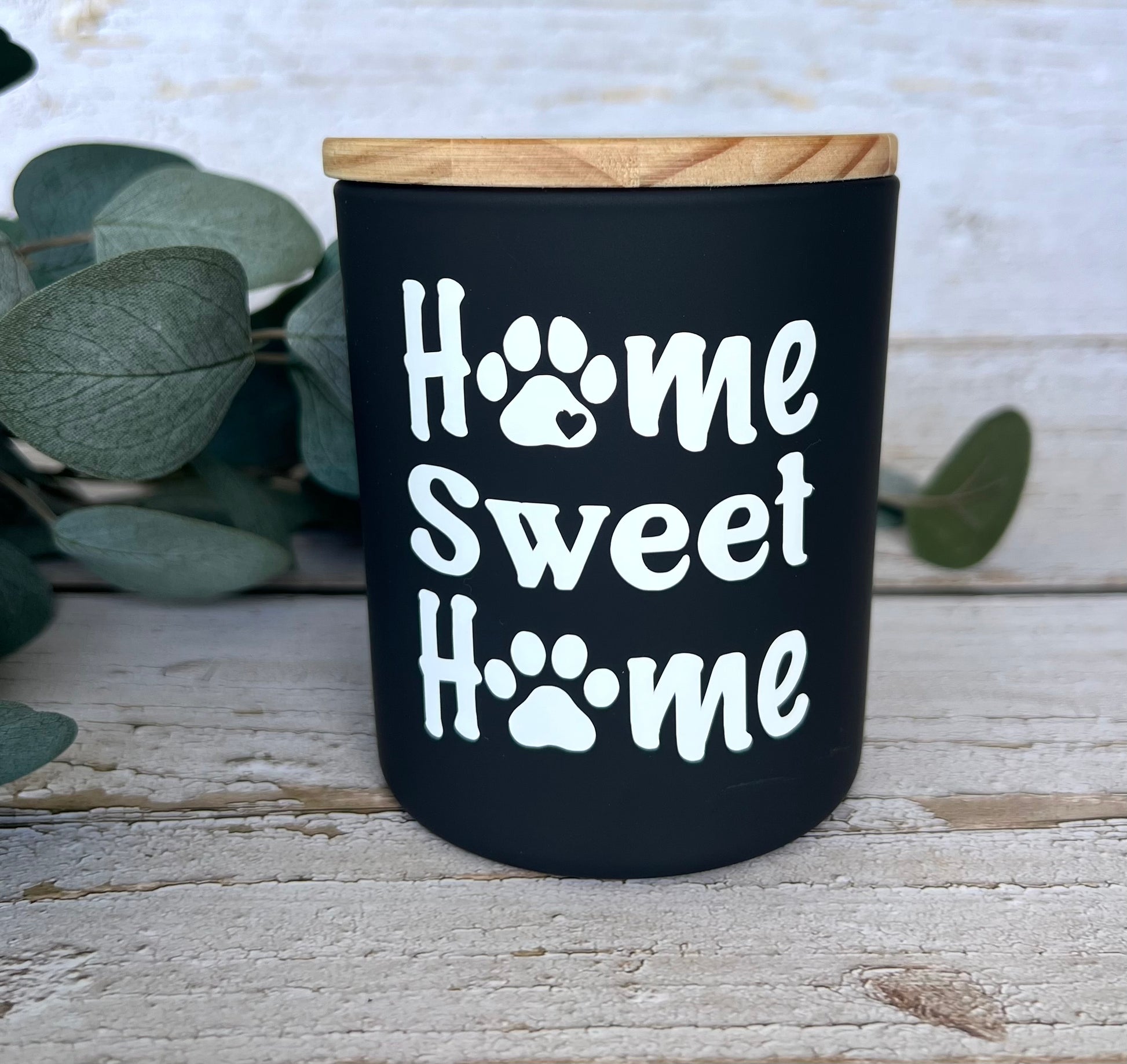 Pet Themed Coconut Soy Candle - hand poured