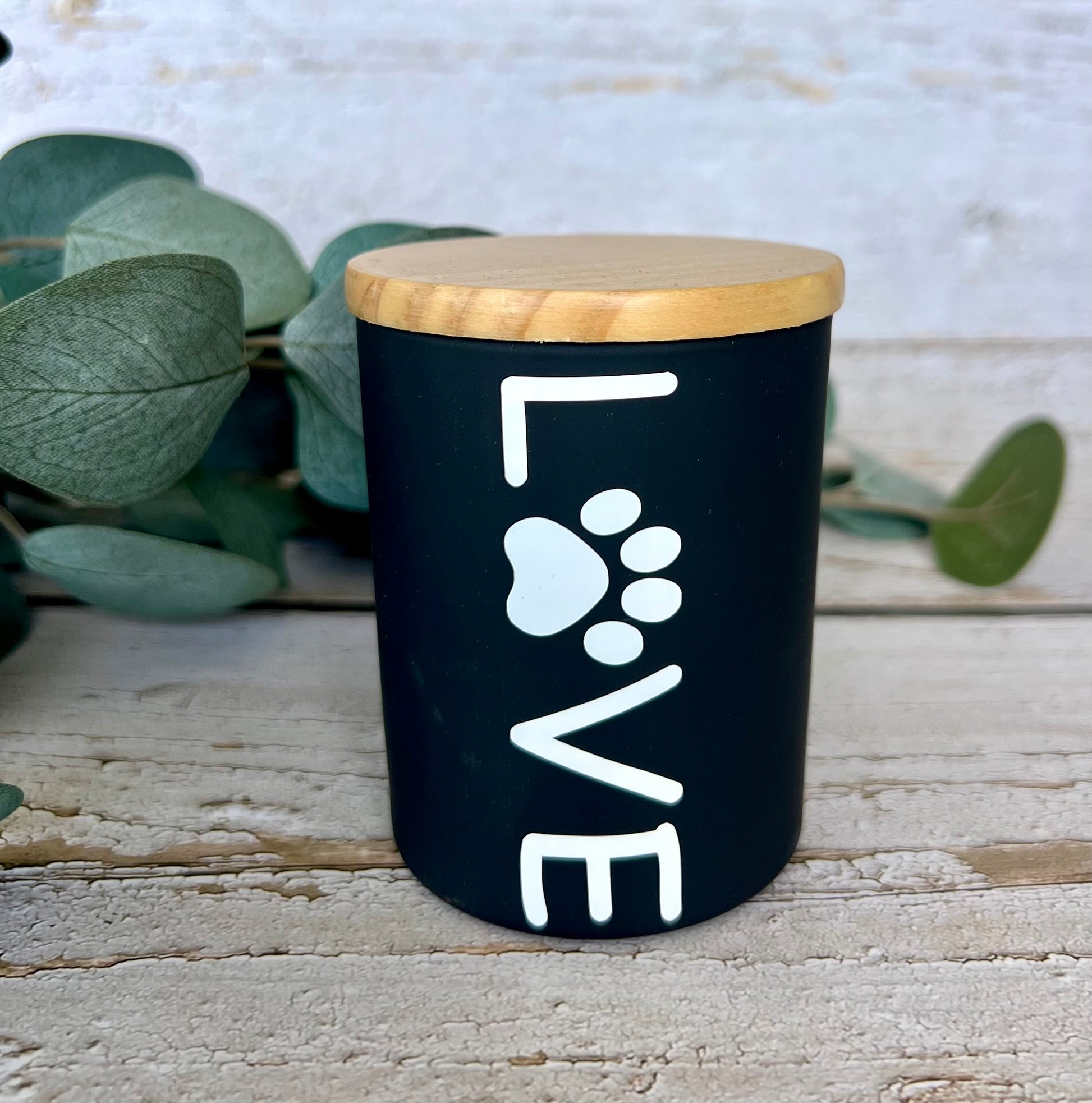 Pet Themed Coconut Soy Candle - hand poured