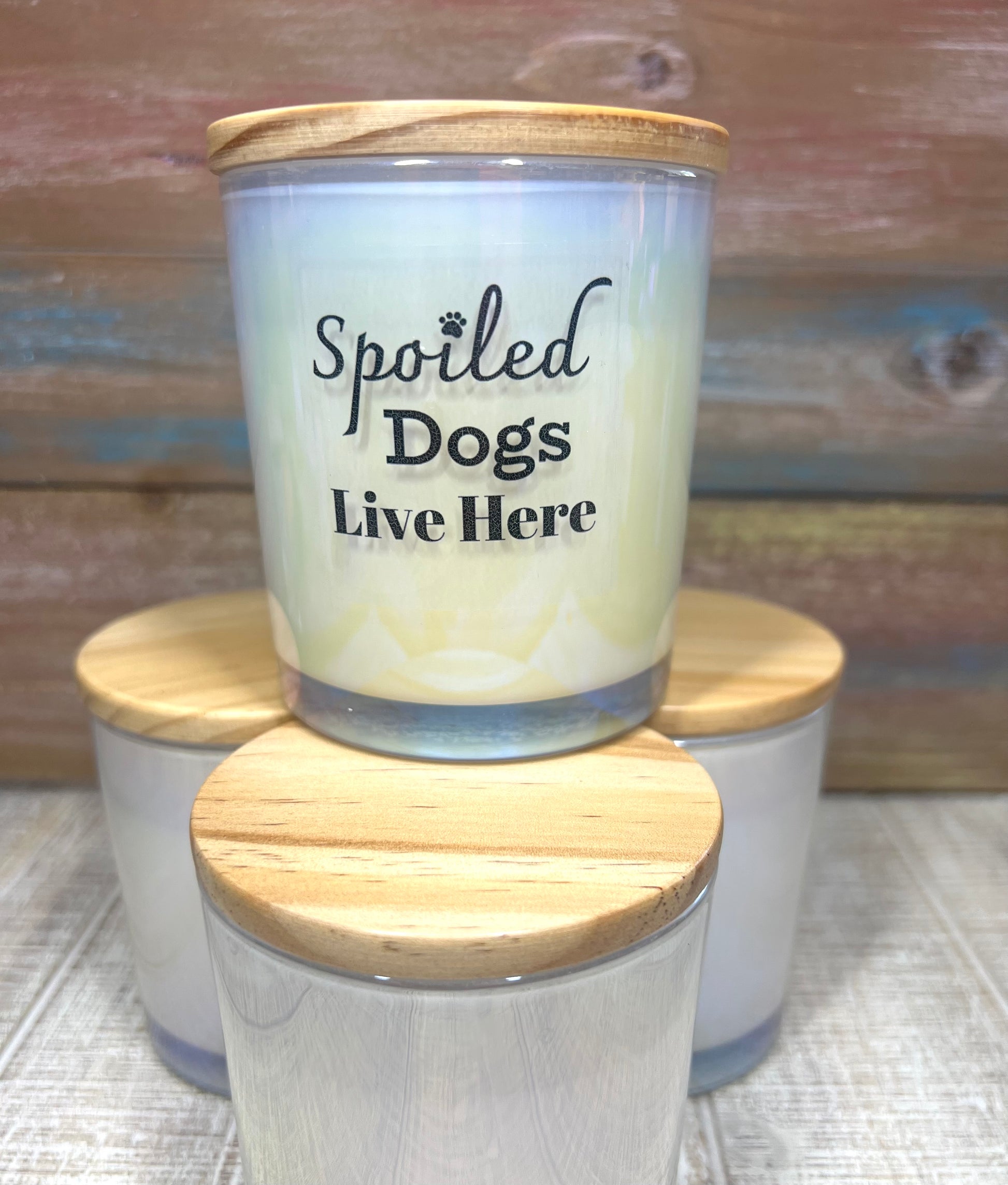 Dog themed candles - hand poured 