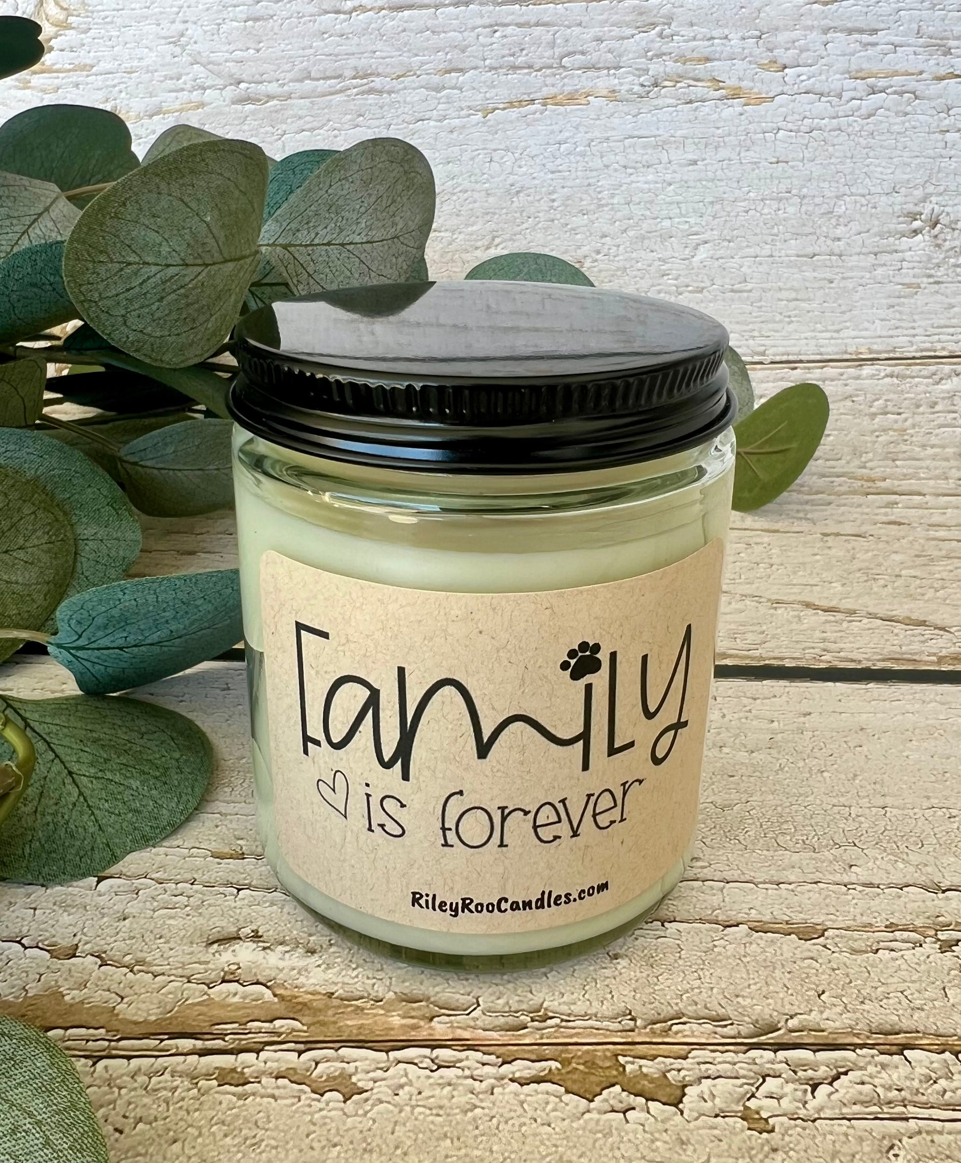 Dog themed soy candle - hand poured