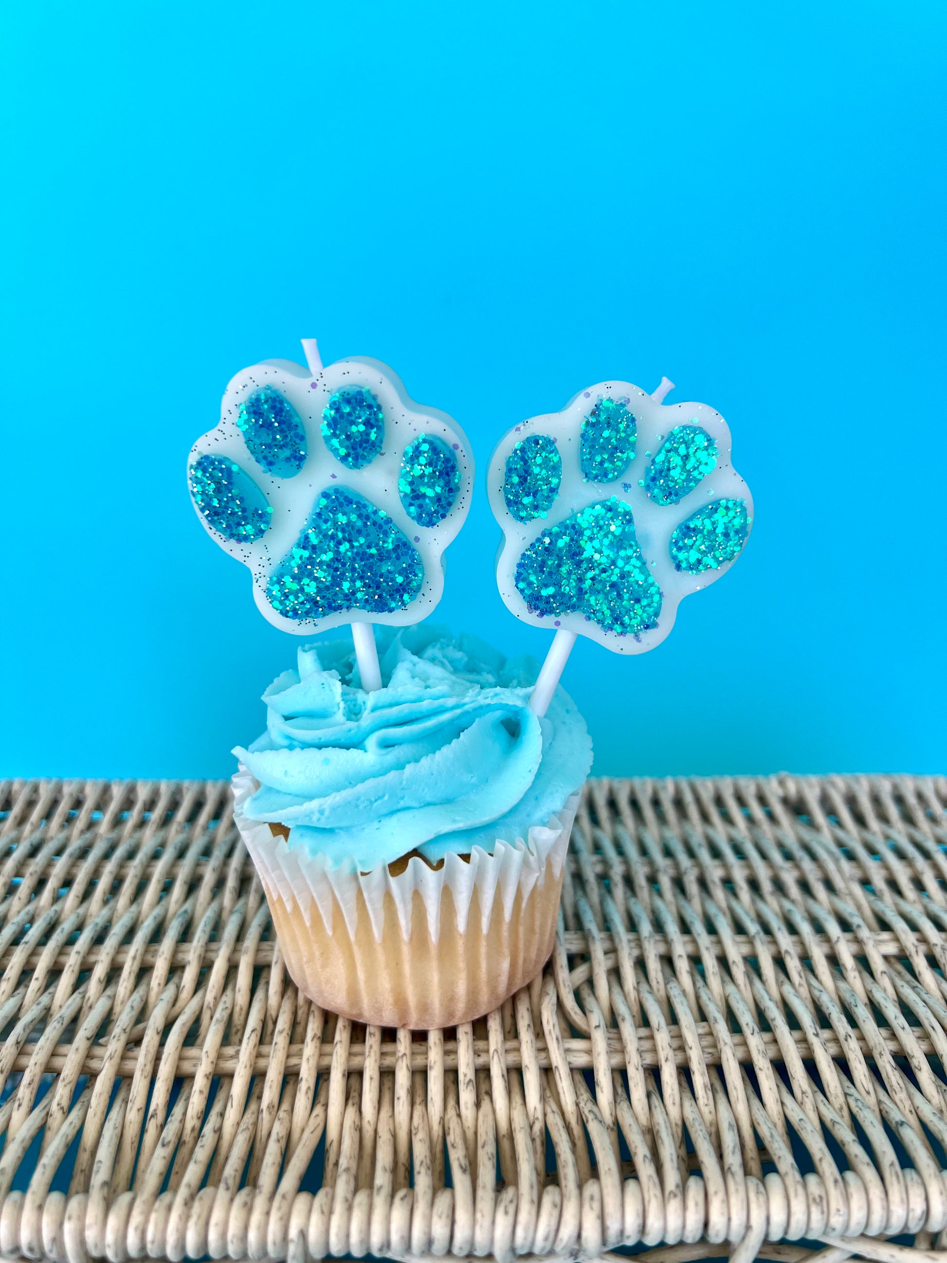 Dog Party Birthday Candle - Hand Made
