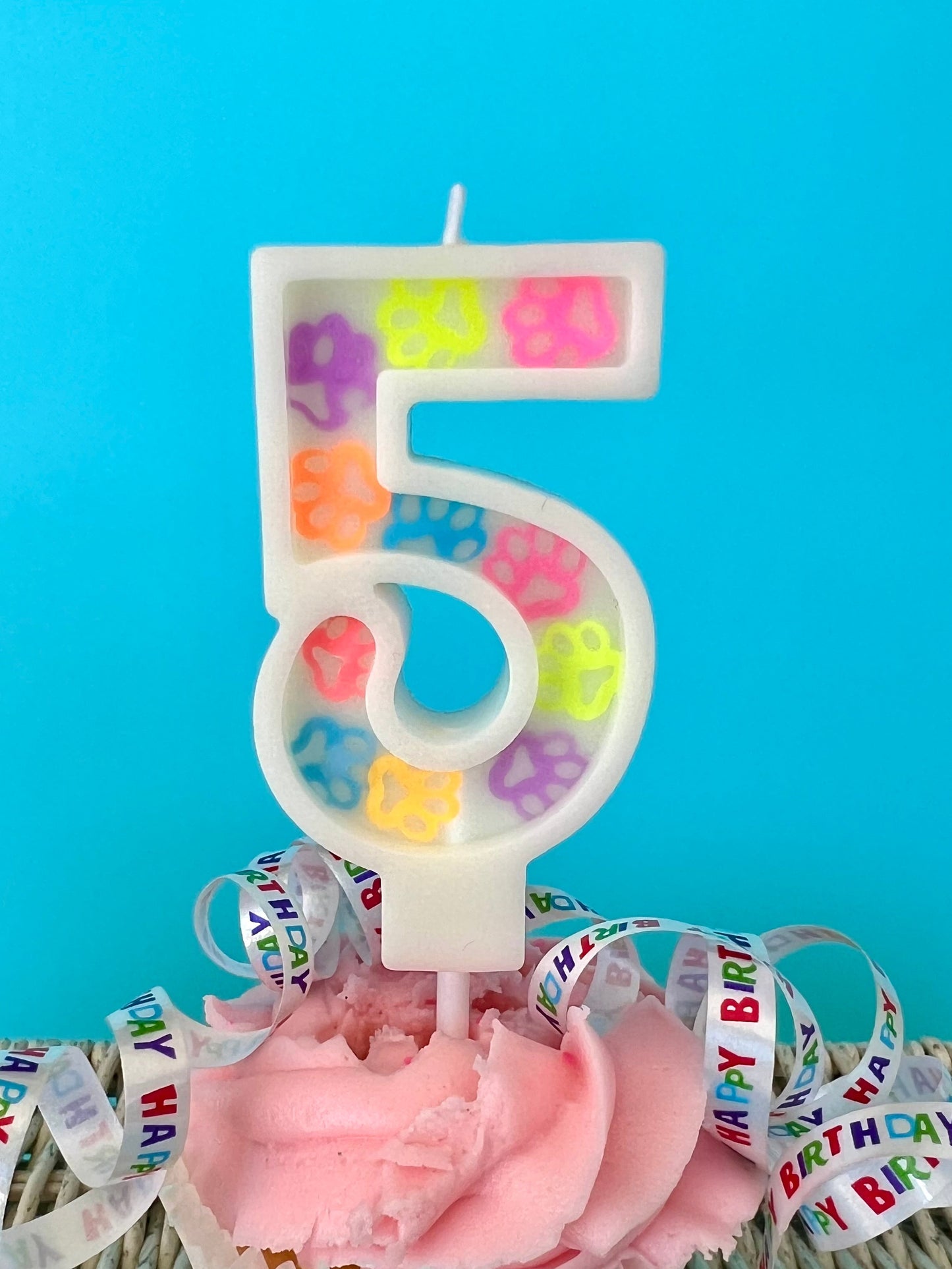 Dog Birthday Candle - Hand poured