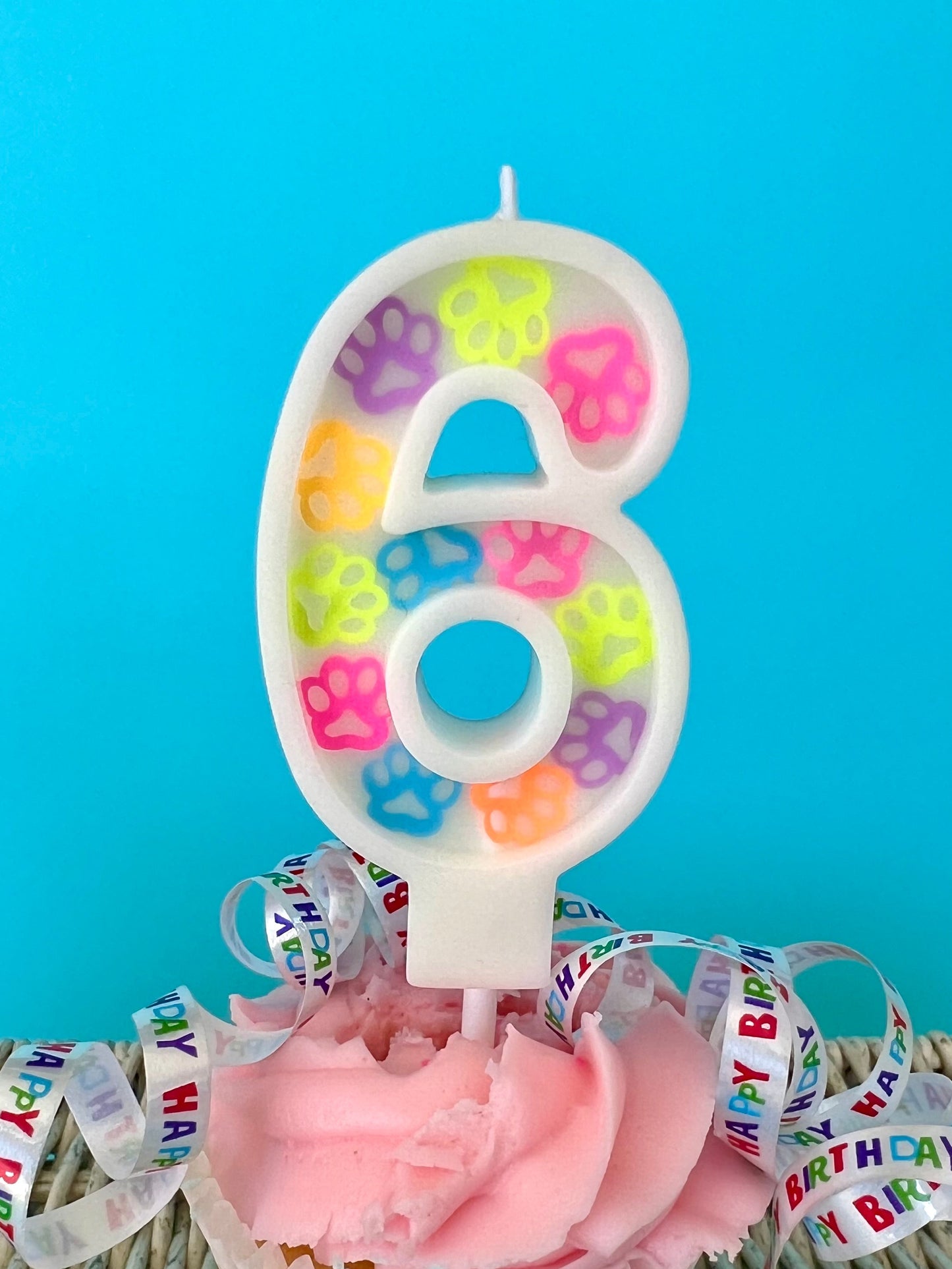 Dog Birthday Candle - Hand poured