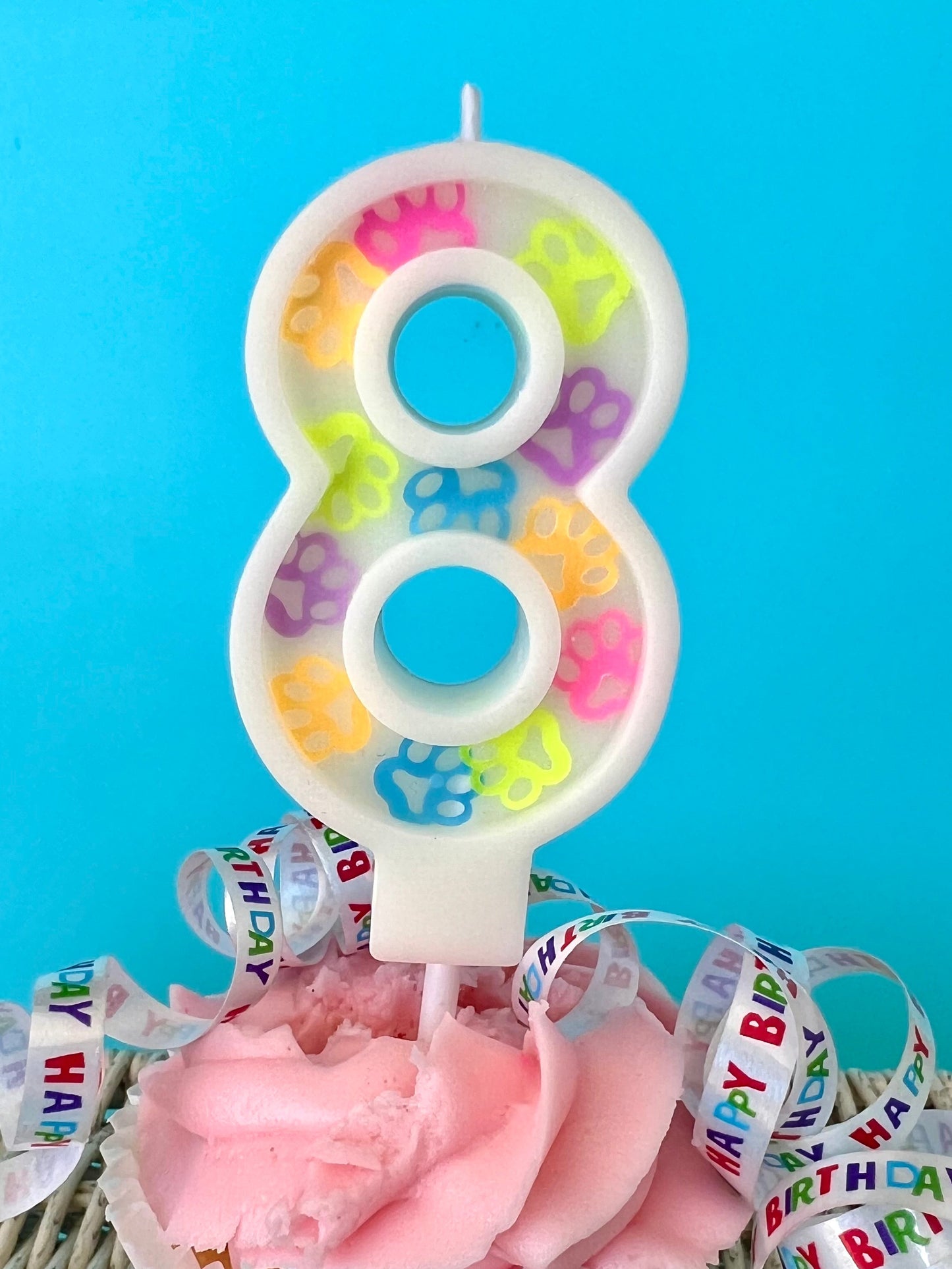 Dog Birthday Candle - Hand poured