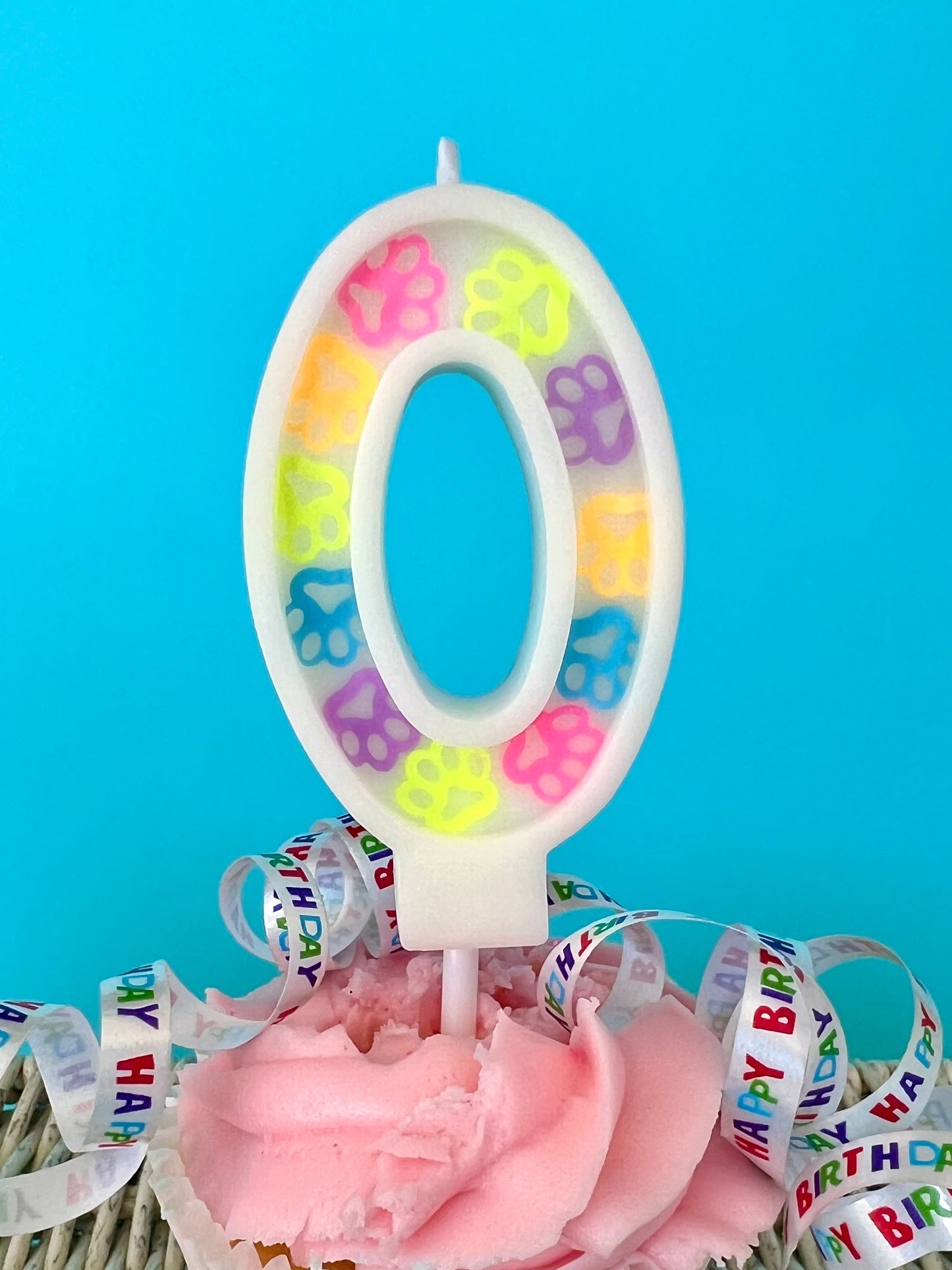 Dog Birthday Candle - Hand poured